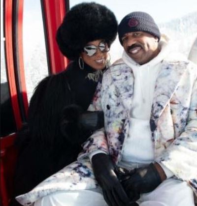 Jason Harvey parents Marjorie Elaine Harvey and Steve Harvey